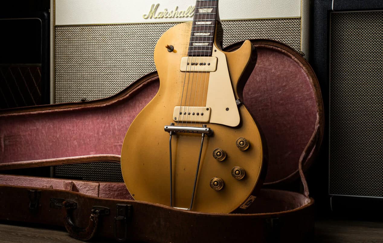 A 1952 Gibson "Gold Top" Les Paul