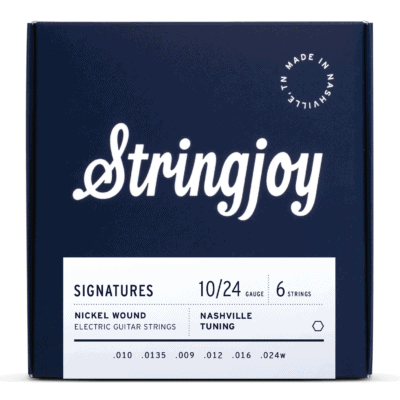 Stringjoy Signatures | Nashville Tuning (10-24) Nickel Wound Electric Guitar Strings